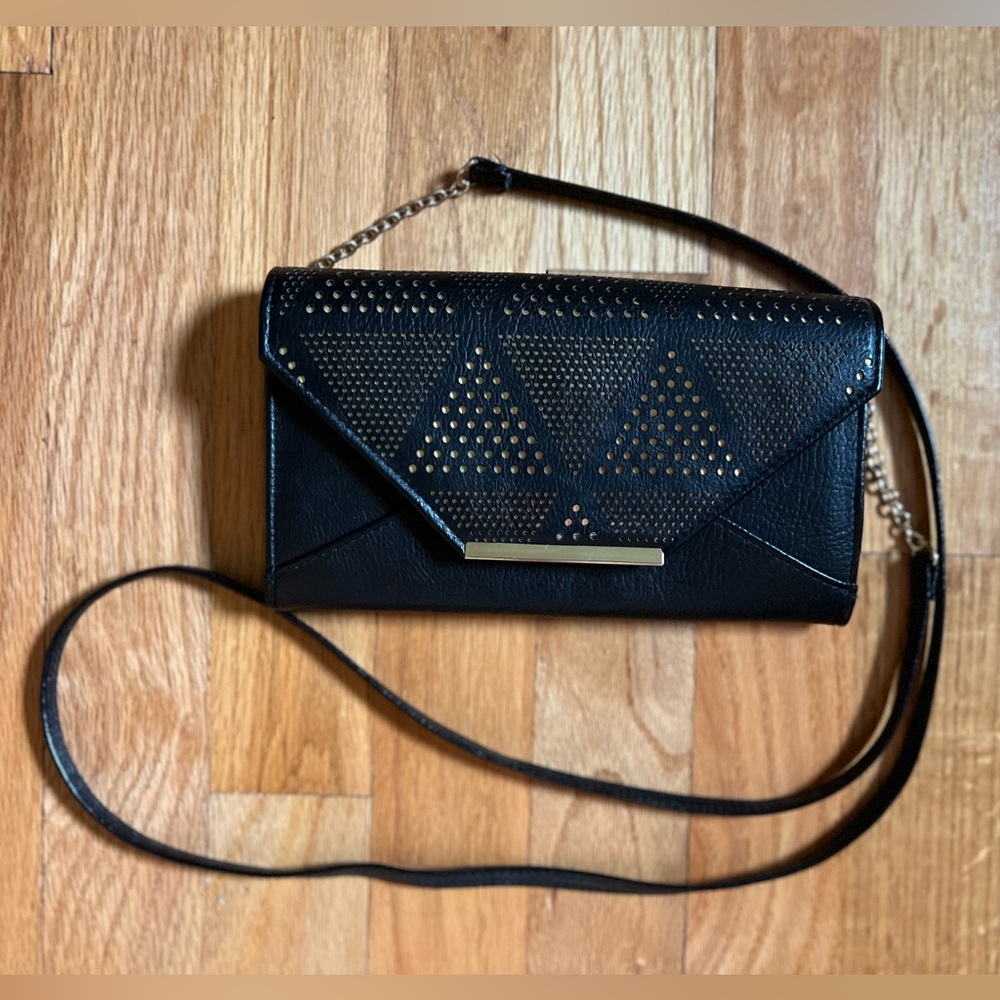 Black Bag with Gold Accents
